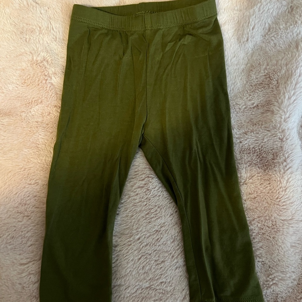 Kyte BABY Forest Green Kids Leggings